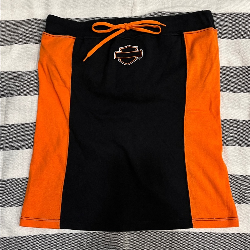 Harley Davison strapless tube top, Y2K vintage